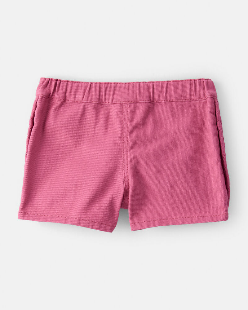 Toddler Girl 100% Cotton Skort - Pink, image 3 of 6 slides