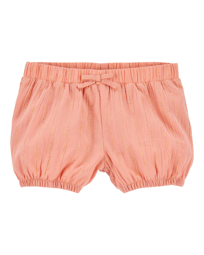 Toddler Pull-On Woven Shorts - Orange, image 1 of 7 slides