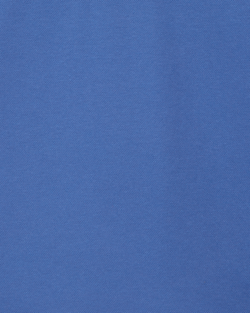 Kid Pique Uniform Polo Shirt - Blue, image 2 of 3 slides