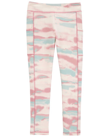 Kid Camo Active Leggings, 