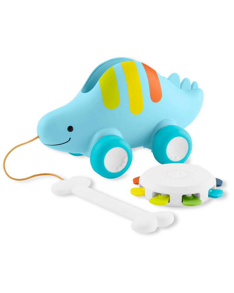 Baby Explore & More Dinosaur 3-in-1 Baby Musical Pull Toy, image 5 of 6 slides