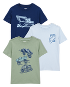 Toddler 3-Pack Graphic Tees, image 1 of 8 slides