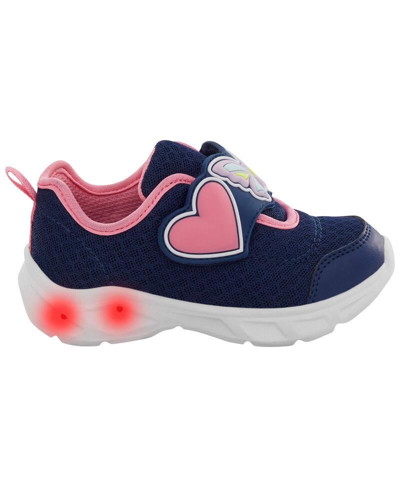 Toddler Butterfly Light-Up Sneakers, image 2 of 7 slides