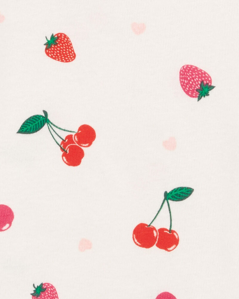 Baby 4-Piece Cherry 100% Snug Fit Cotton Pajamas, image 3 of 5 slides