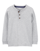 Kid Long-Sleeve Henley Tee, image 1 of 3 slides