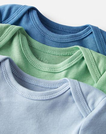 Baby 6-Pack Cotton Rib Bodysuits, 