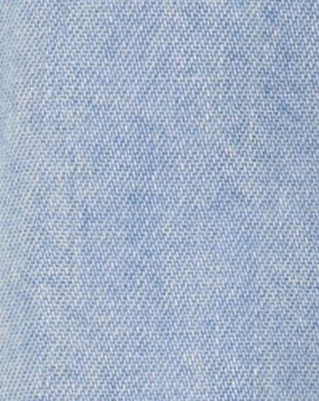 Baby Girl Chambray Flutter Romper, 