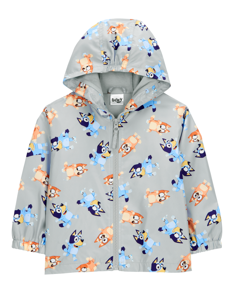 Toddler Bluey Windbreaker Jacket - Grey, image 1 of 3 slides