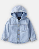 Toddler Boy Denim Fashion Jacket - Blue, image 1 of 3 slides