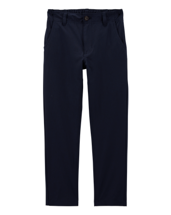 Boys Active Pull-On Uniform Pants - Navy, 
