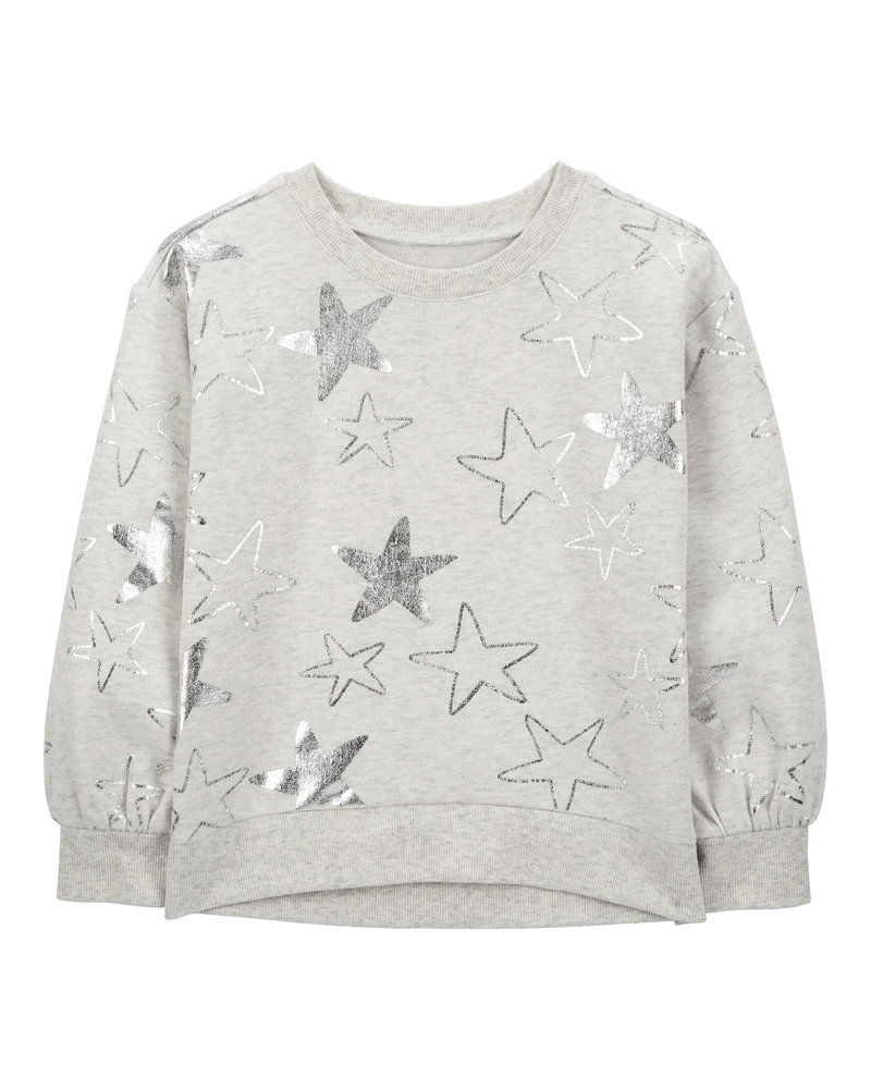 Kid 2-Piece Star Sweatshirt & Fleece Leggings Set, image 4 of 8 slides