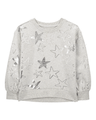 Kid 2-Piece Star Sweatshirt & Fleece Leggings Set, image 4 of 8 slides