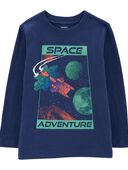 Navy - Toddler Space Adventure Graphic Tee