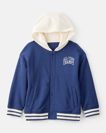 Boys Varsity Jacket - Navy, 