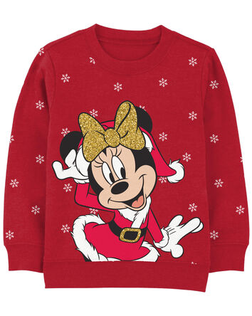 Toddler Minnie Mouse Christmas Pullover, 