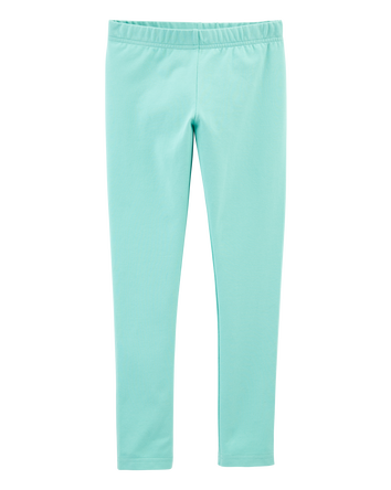 Kid Cotton Stretch Leggings, 