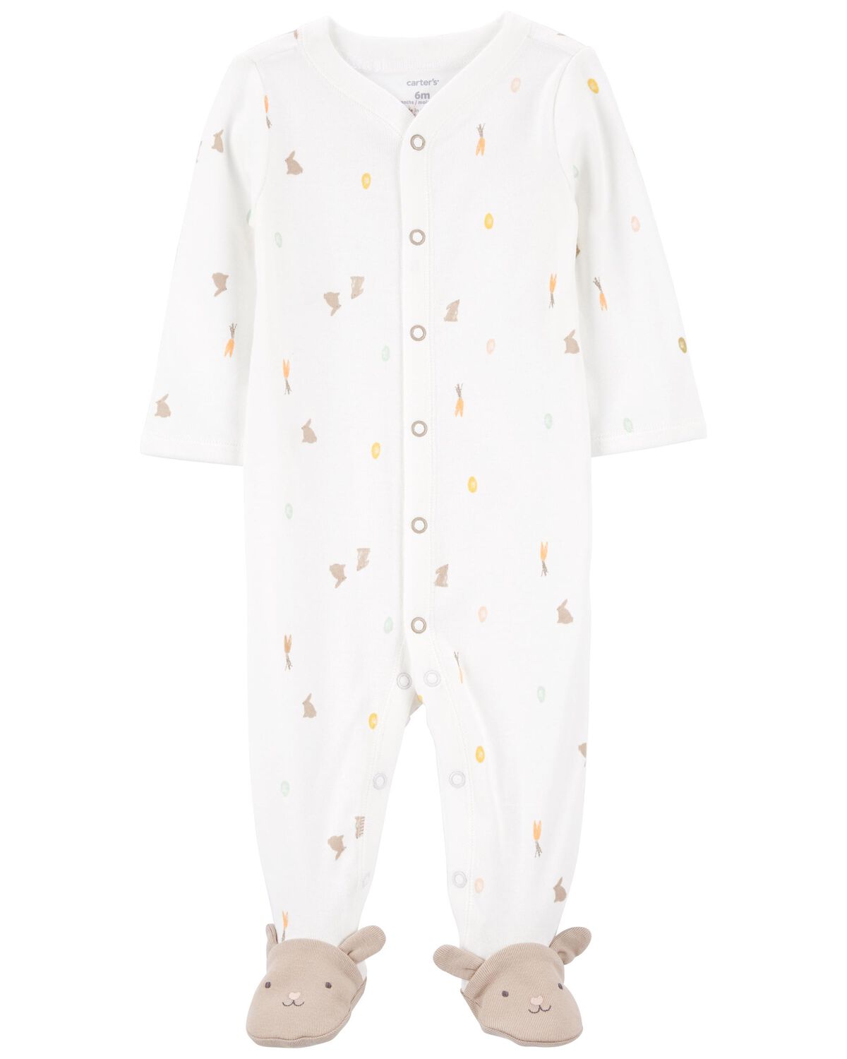Ivory Baby Bunny SnapUp Sleep & Play Pajamas
