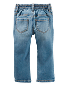 Baby Light Blue Wash Boot-Cut Jeans, image 2 of 4 slides
