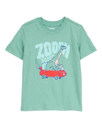 Toddler Dinosaur Short-Sleeve Graphic Tee - Green, 