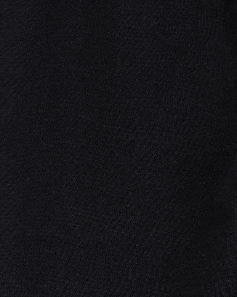 Toddler Pull-On Drawstring Joggers - Black, image 5 of 6 slides