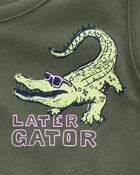Baby Alligator Graphic Tank - Green, image 2 of 3 slides