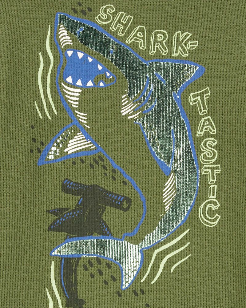 Baby Shark Thermal Graphic Tee, image 4 of 5 slides