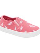 Pink - Toddler Butterfly Slip-On Shoes