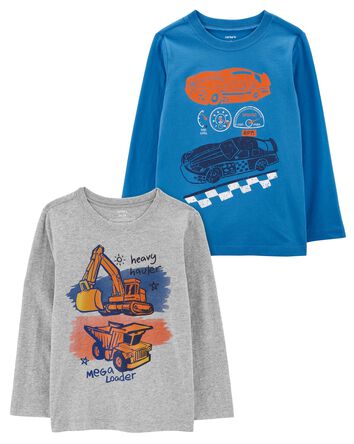 Toddler 2-Pack Jersey Tees, 