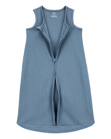 Baby Boy 2-Way Zip Wearable Blanket - Blue, 