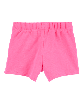 Baby Pull-On French Terry Shorts - Pink, 