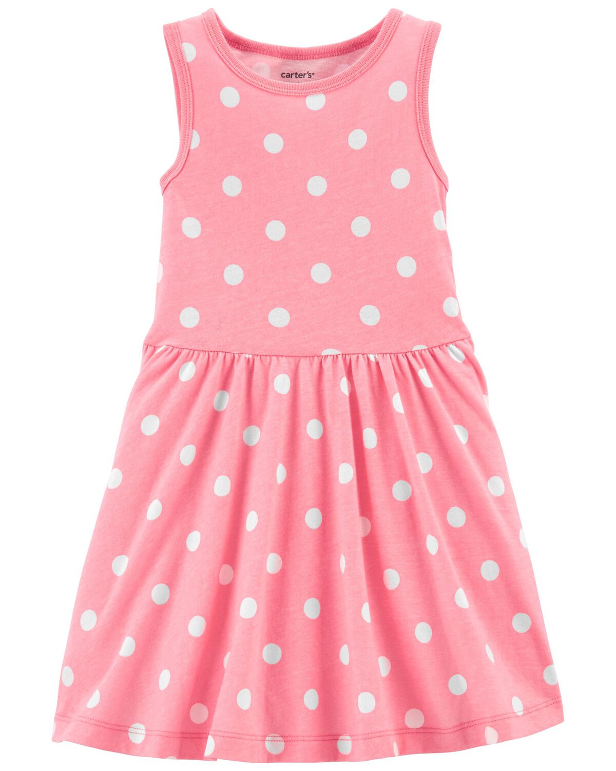 Pink Toddler Polka Dot Twirl Dress | carters.com