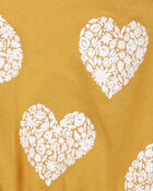 Baby 3-Piece Yellow Heart Little Vest Set, image 2 of 4 slides