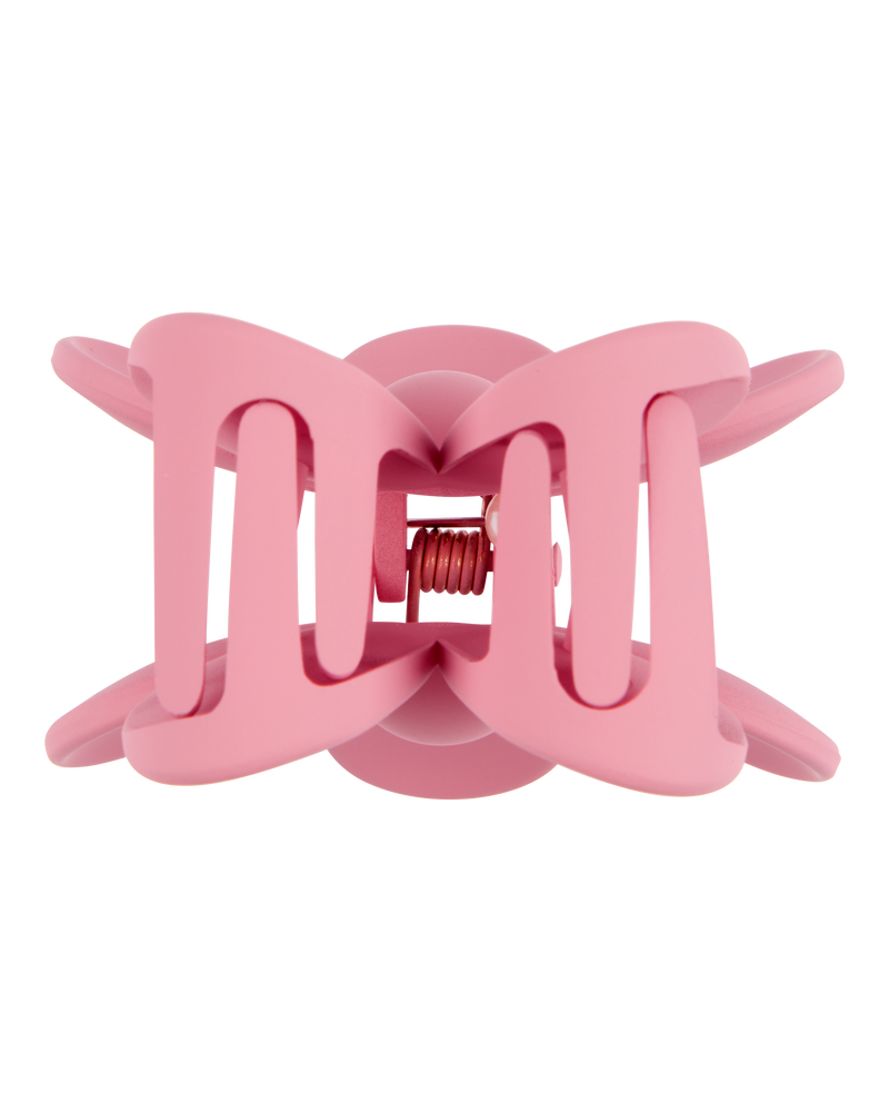 Toddler 2-Pack Floral Hair Clips - White/Pink, image 2 of 2 slides