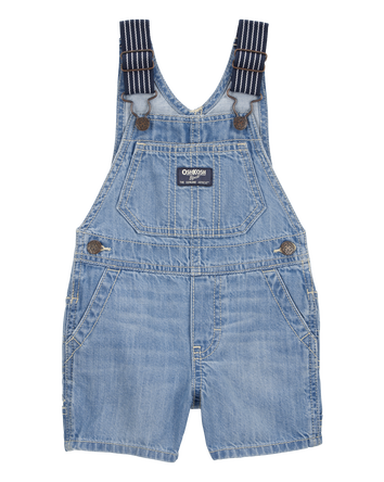Baby Denim Shortalls - Blue, 