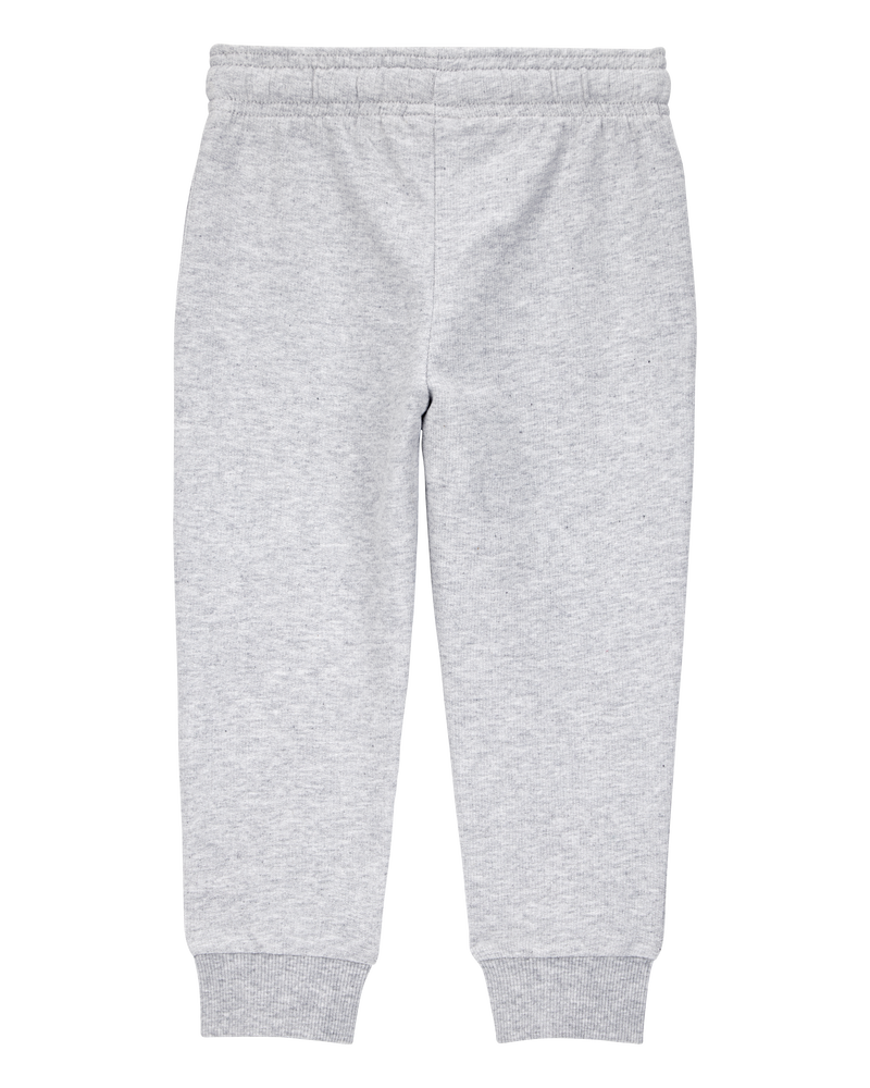 Toddler Pull-On Drawstring Joggers - Grey, image 4 of 6 slides