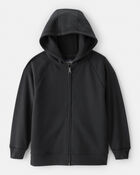 Boys Zip-Up Hoodie - Black, image 1 of 3 slides
