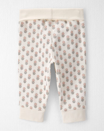 Baby Girl 2-Pack Organic Cotton Grow-With-Me Joggers, 