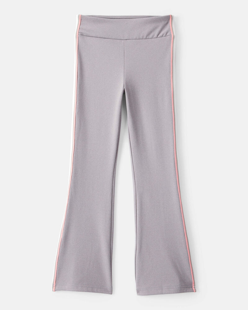 Girls Knit Flare Active Pants - Grey, image 1 of 5 slides