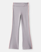 Girls Knit Flare Active Pants - Grey, image 1 of 5 slides