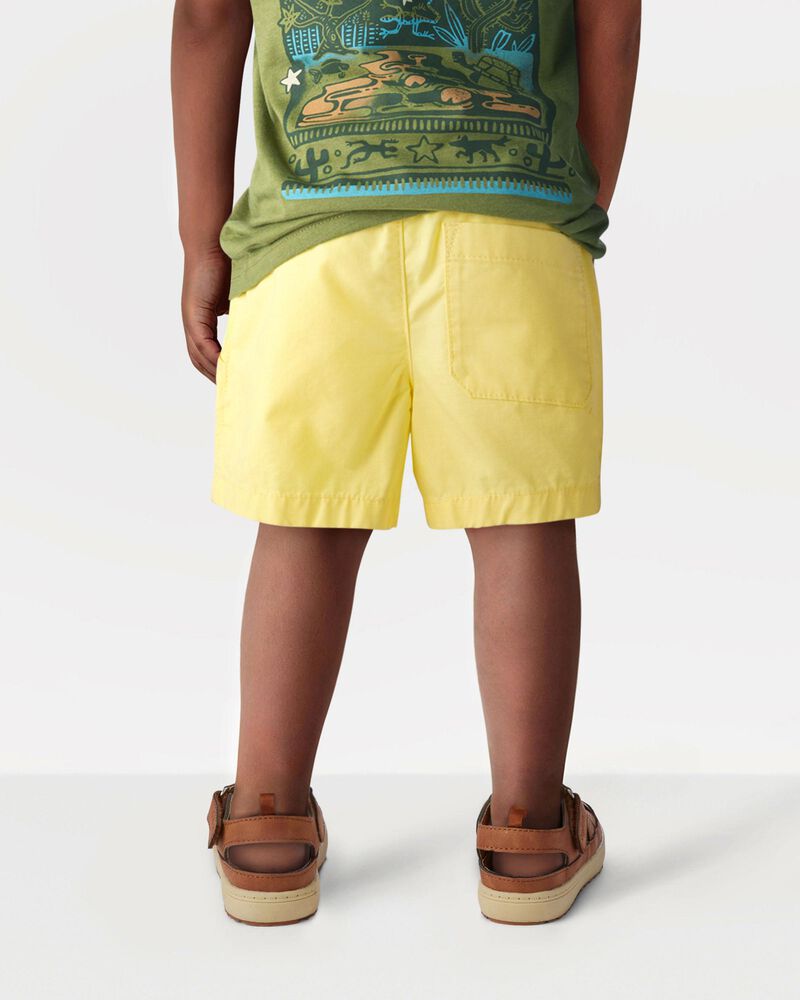 Toddler 2-Piece Tropical Button-Front Shirt & Pull-On Terrain Shorts Set
, image 7 of 8 slides