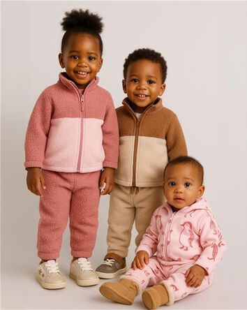 Toddler Girl Penguin Cozy Jogger Pant - Pink, 