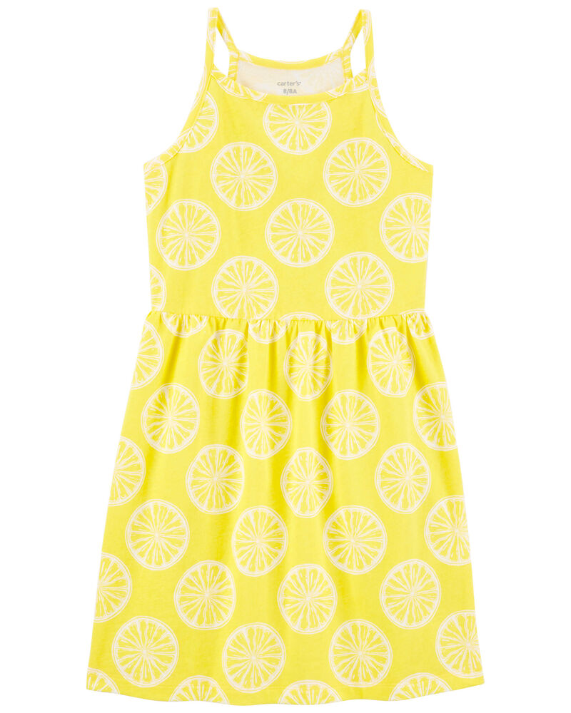 Kid Lemon Tank Dress, image 1 of 3 slides