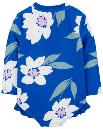 Baby Floral 1-Piece Rashguard, 