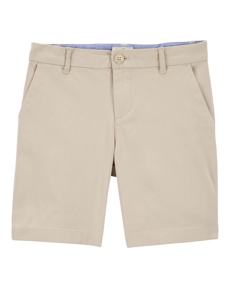 Kid Stretch Chino Shorts, image 1 of 4 slides