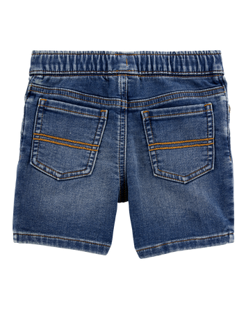 Toddler Pull-On Denim Shorts - Navy, 