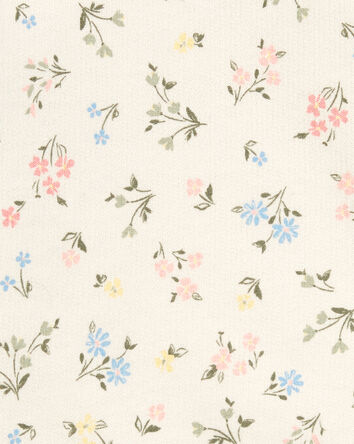 Baby Floral French Terry Pullover - Cream, 