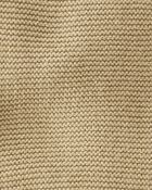 Baby Organic Cotton Sweater Knit Overalls in Khaki, image 4 of 5 slides