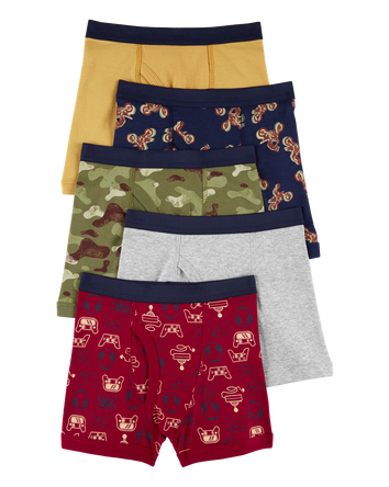 5-Pack Boxer Briefs Underwear, 