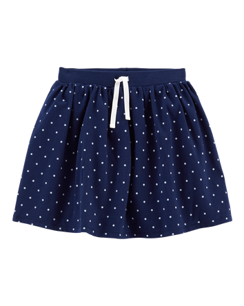Kid Polka Dot Jersey Skort, 