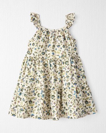 Toddler Tiered Sundress Made with LENZING™ ECOVERO™ and Linen, 